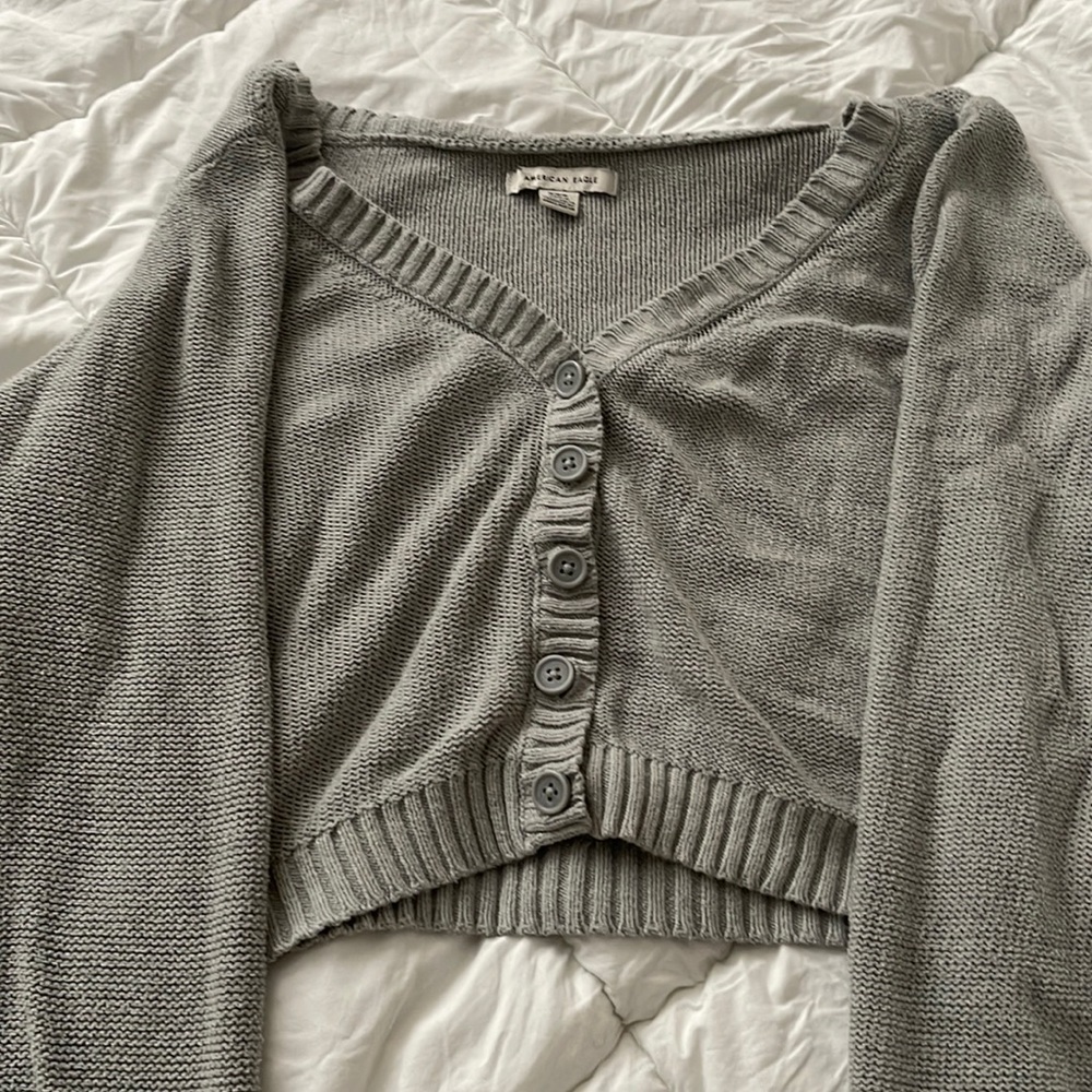 cropped cardigan